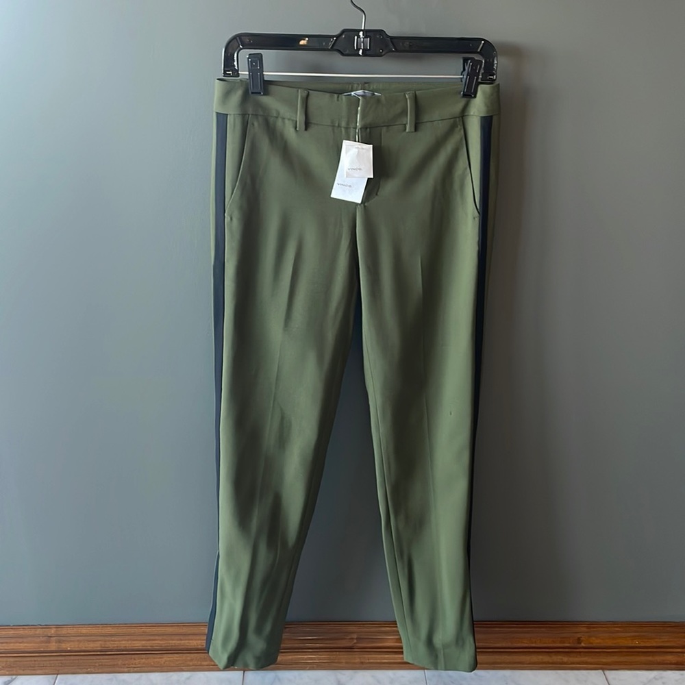 🆕VINCE Army Green Tuxedo Pants